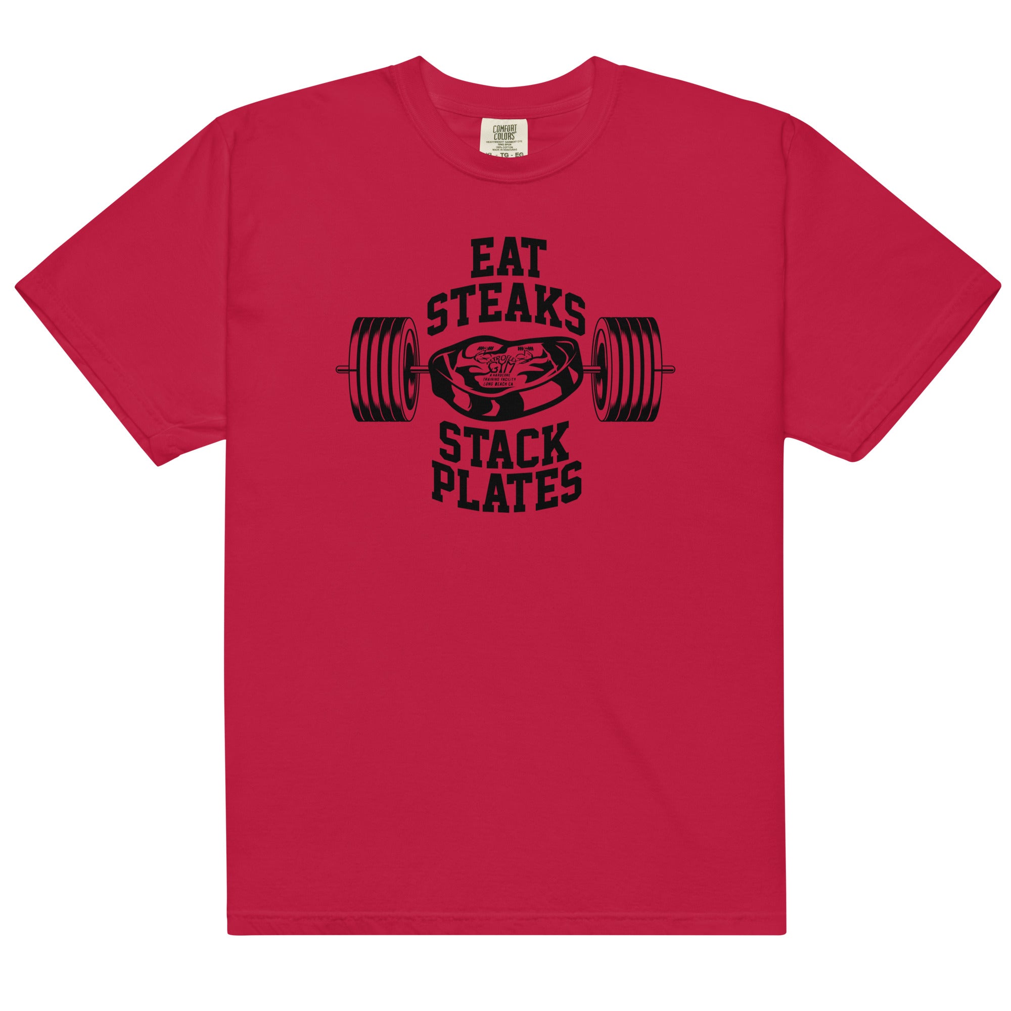 Eat Steaks Stack Plates Tee