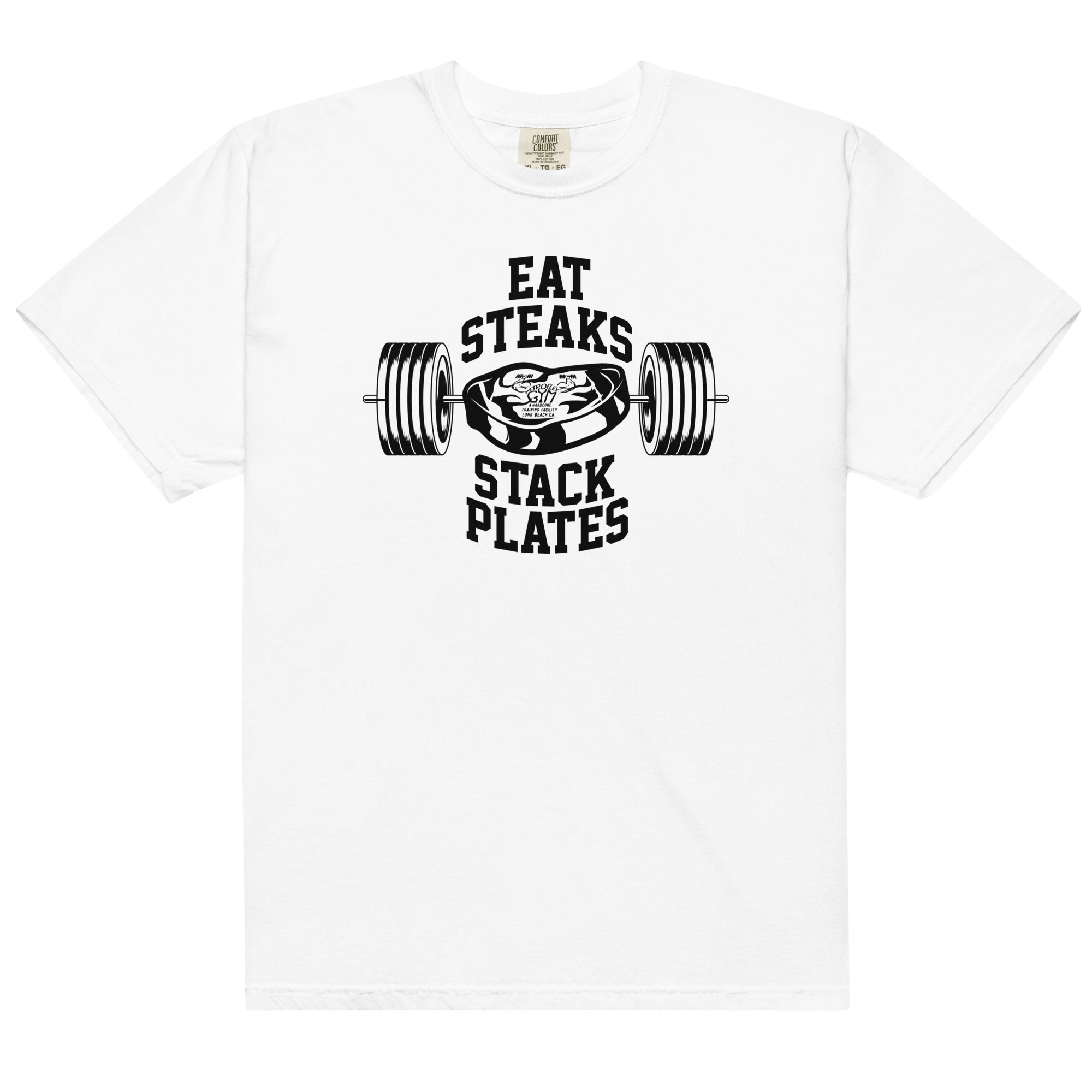 Eat Steaks Stack Plates Tee